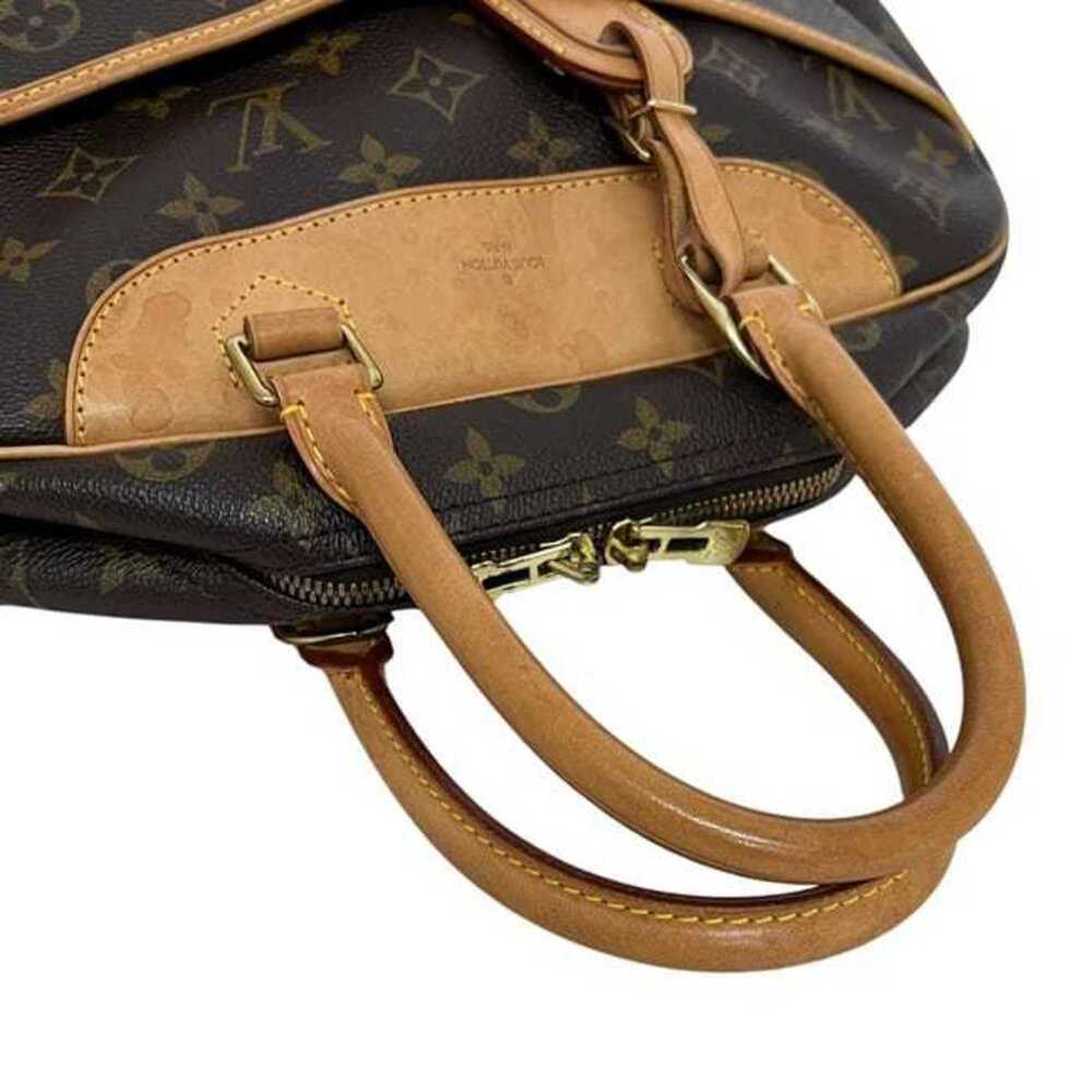 LOUIS VUITTON Brown Monogram Leather Deauville Boston Bag - Picture 9 of 11